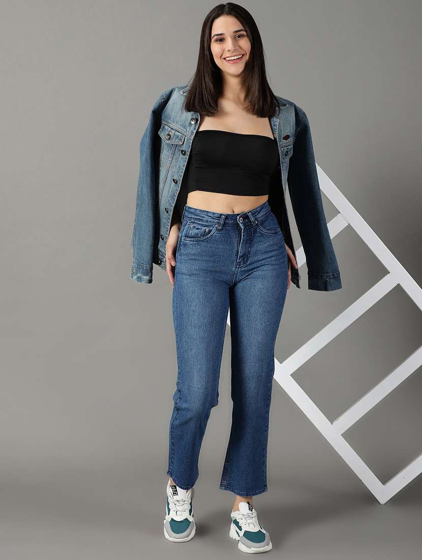 women's plain bootcut jeans - 19294760 -  Standard Image - 4