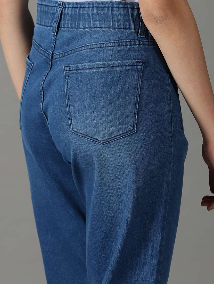 women's plain mom fit jeans - 19294764 -  Standard Image - 6