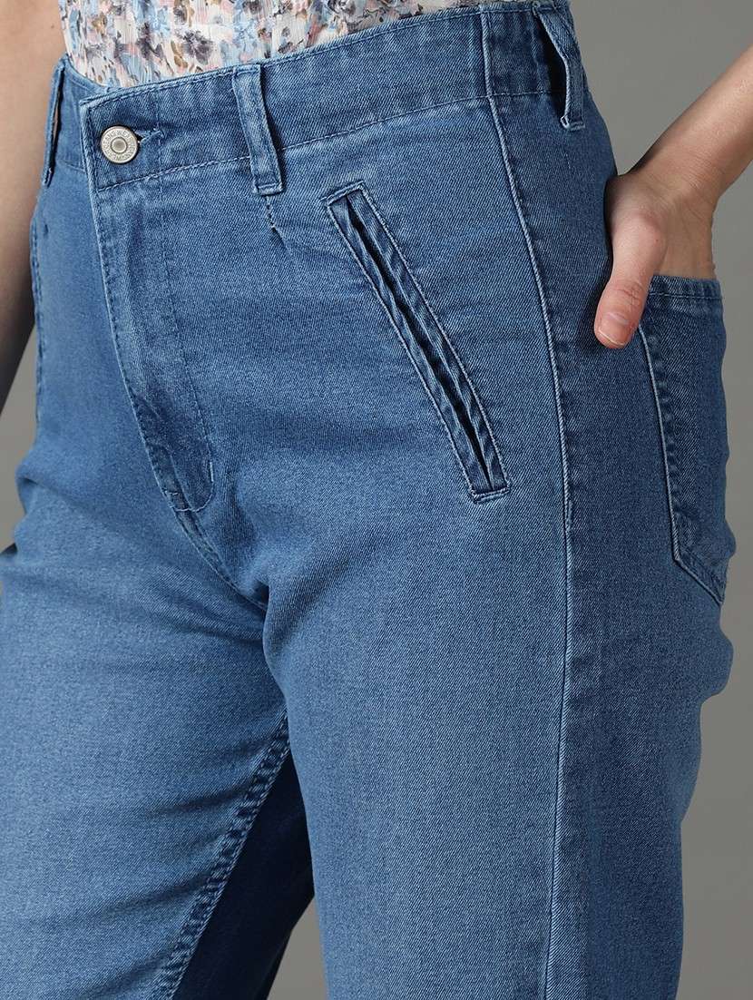 women's plain mom fit jeans - 19294797 -  Standard Image - 6