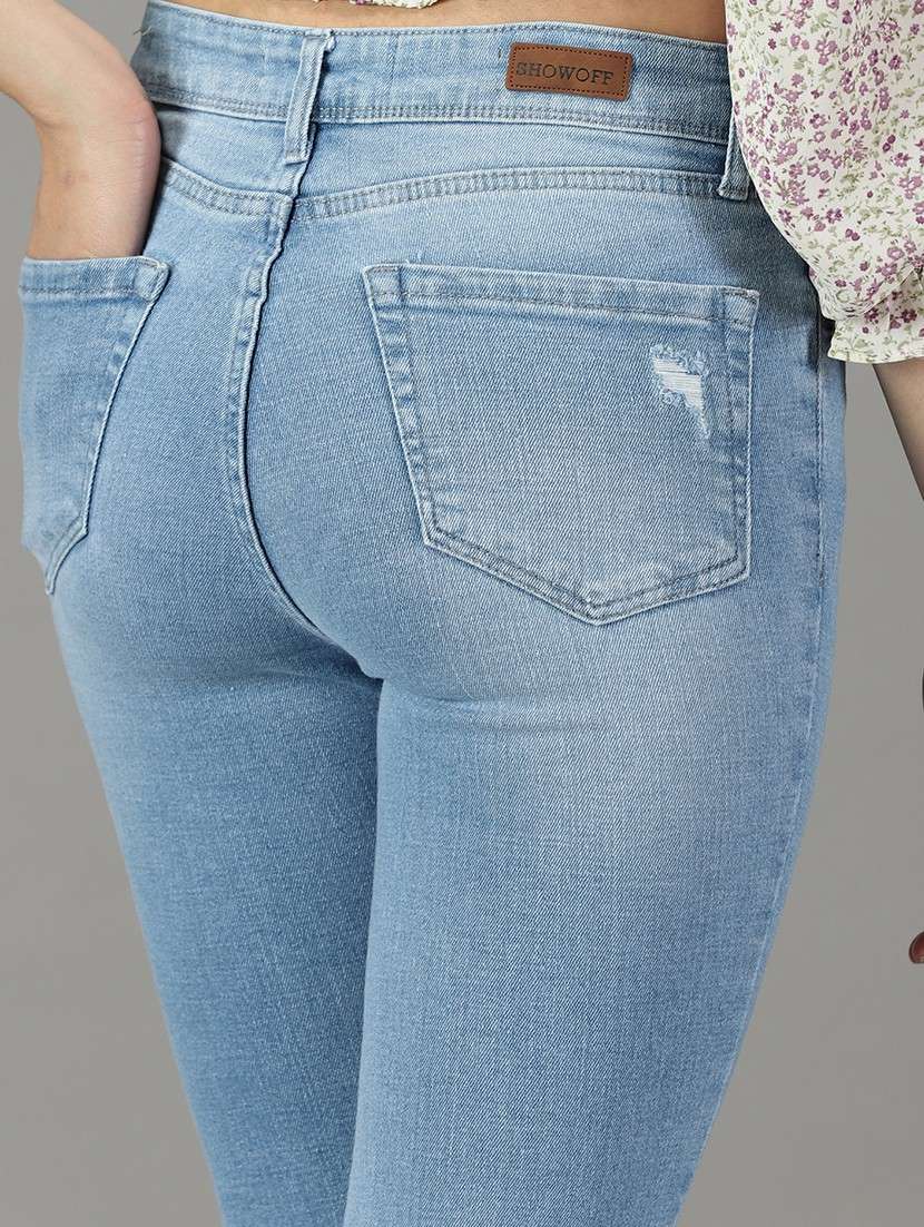 women's distress bootcut jeans - 19294801 -  Standard Image - 6