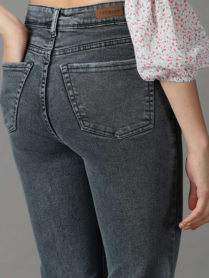 women's plain bootcut jeans - 19294808 - Standard Image - 6
