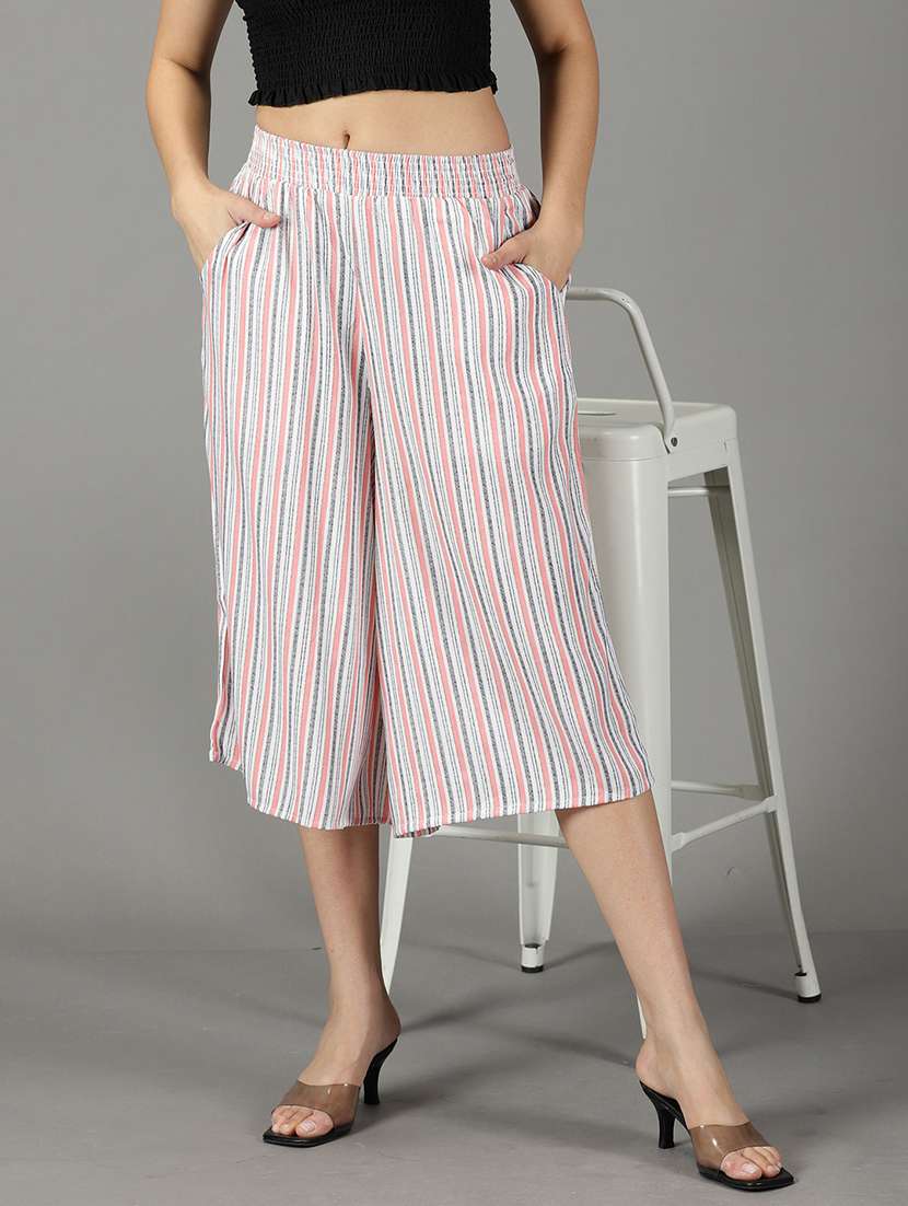 white striped trouser - 19295305 -  Standard Image - 1