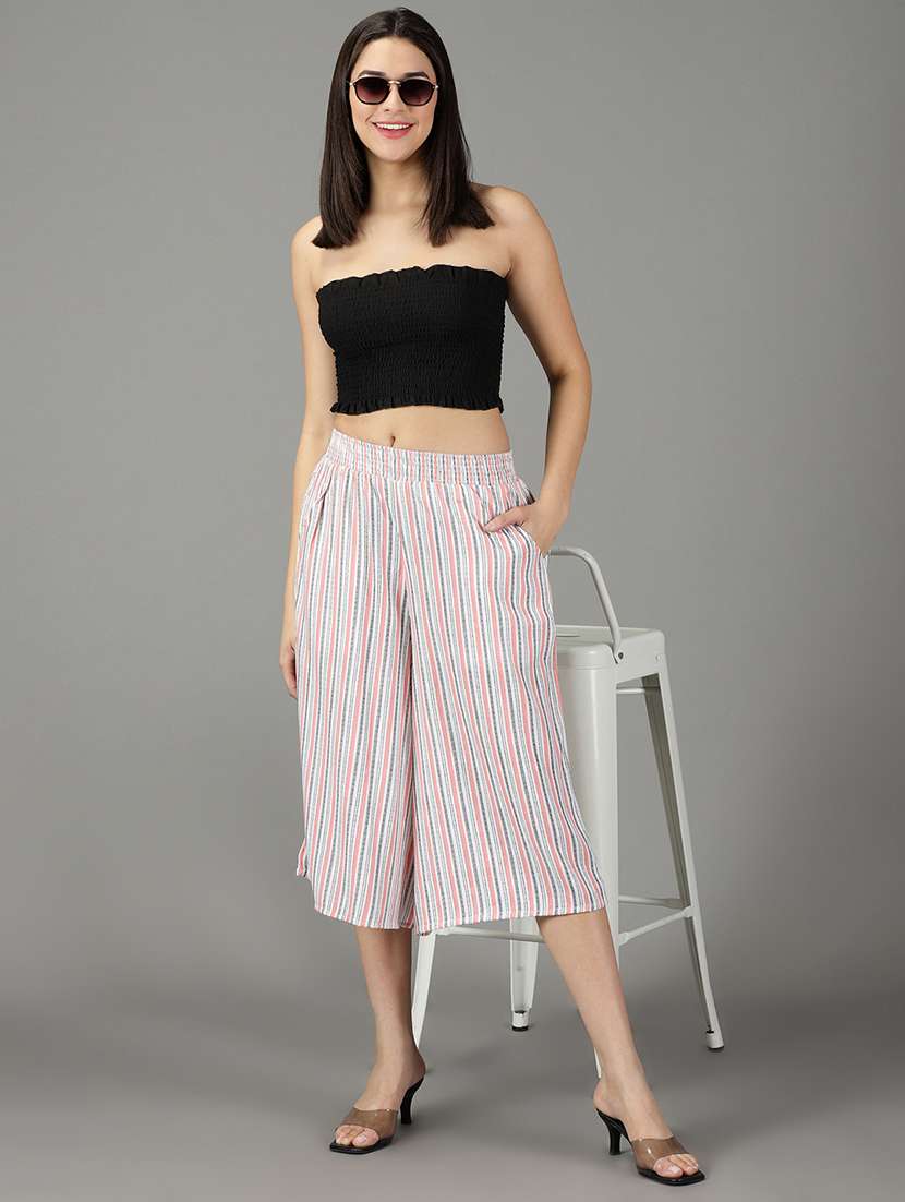 white striped trouser - 19295305 -  Standard Image - 4
