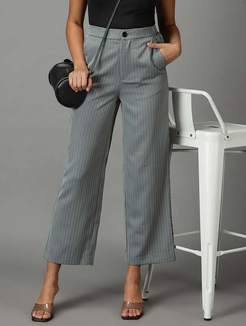 green striped trouser - 19295309 -  Standard Image - 1