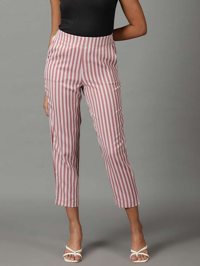 red striped trouser