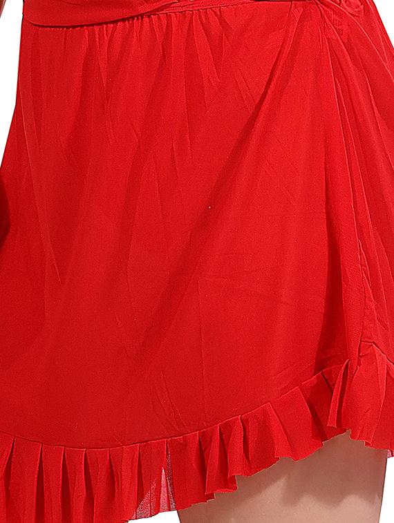 red net babydoll nightdress - 19295364 - Standard Image - 4