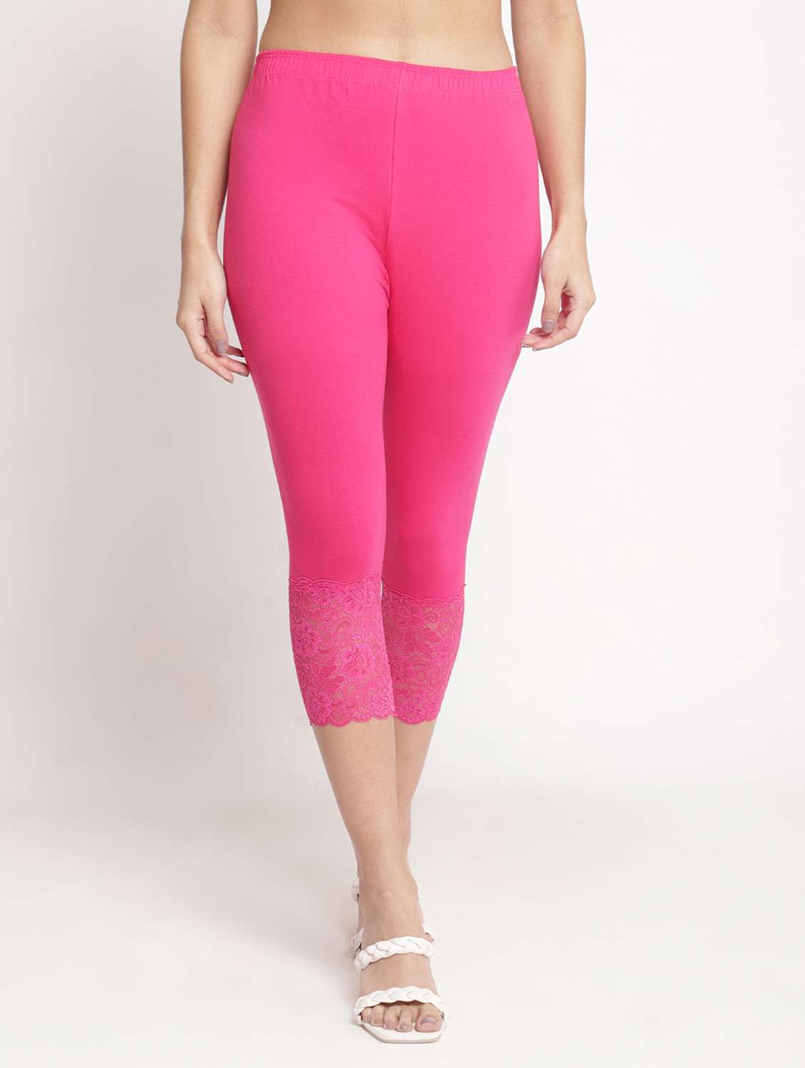 pack of 2 solid leggings capri - 19295525 -  Standard Image - 1
