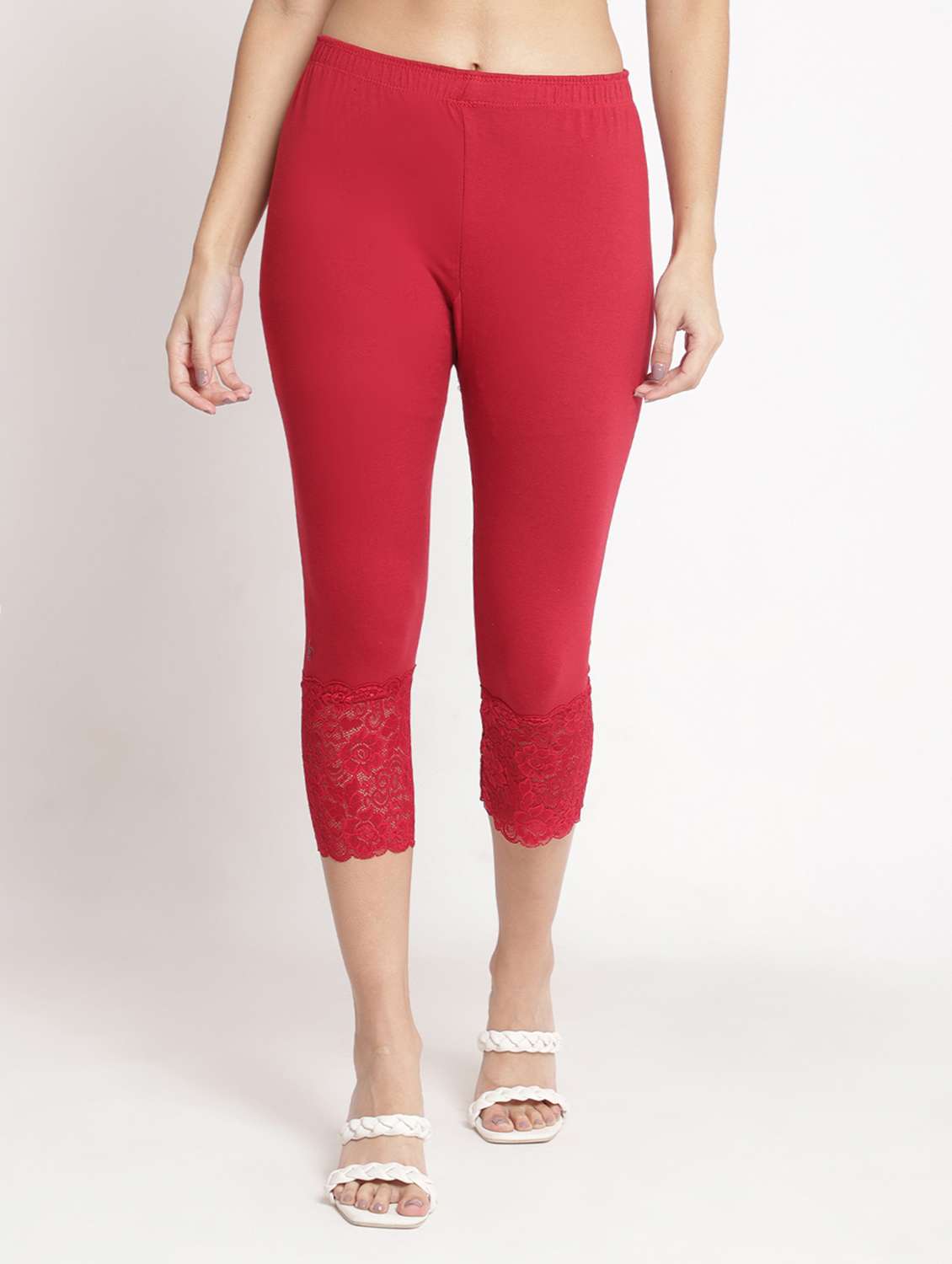 pack of 2 solid leggings capri - 19295527 - Standard Image - 1