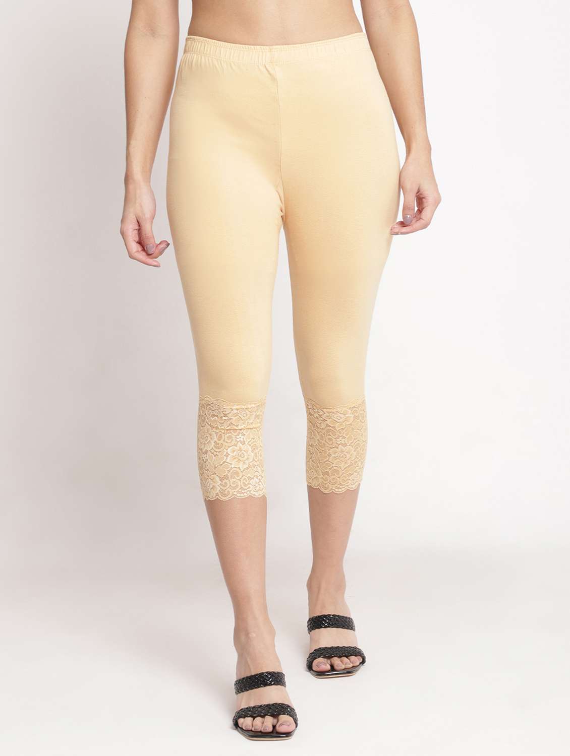 pack of 2 solid leggings capri - 19295534 -  Standard Image - 1