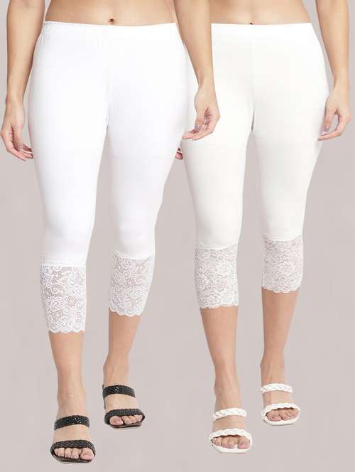 pack of 2 solid leggings capri - 19295538 - Standard Image - 0