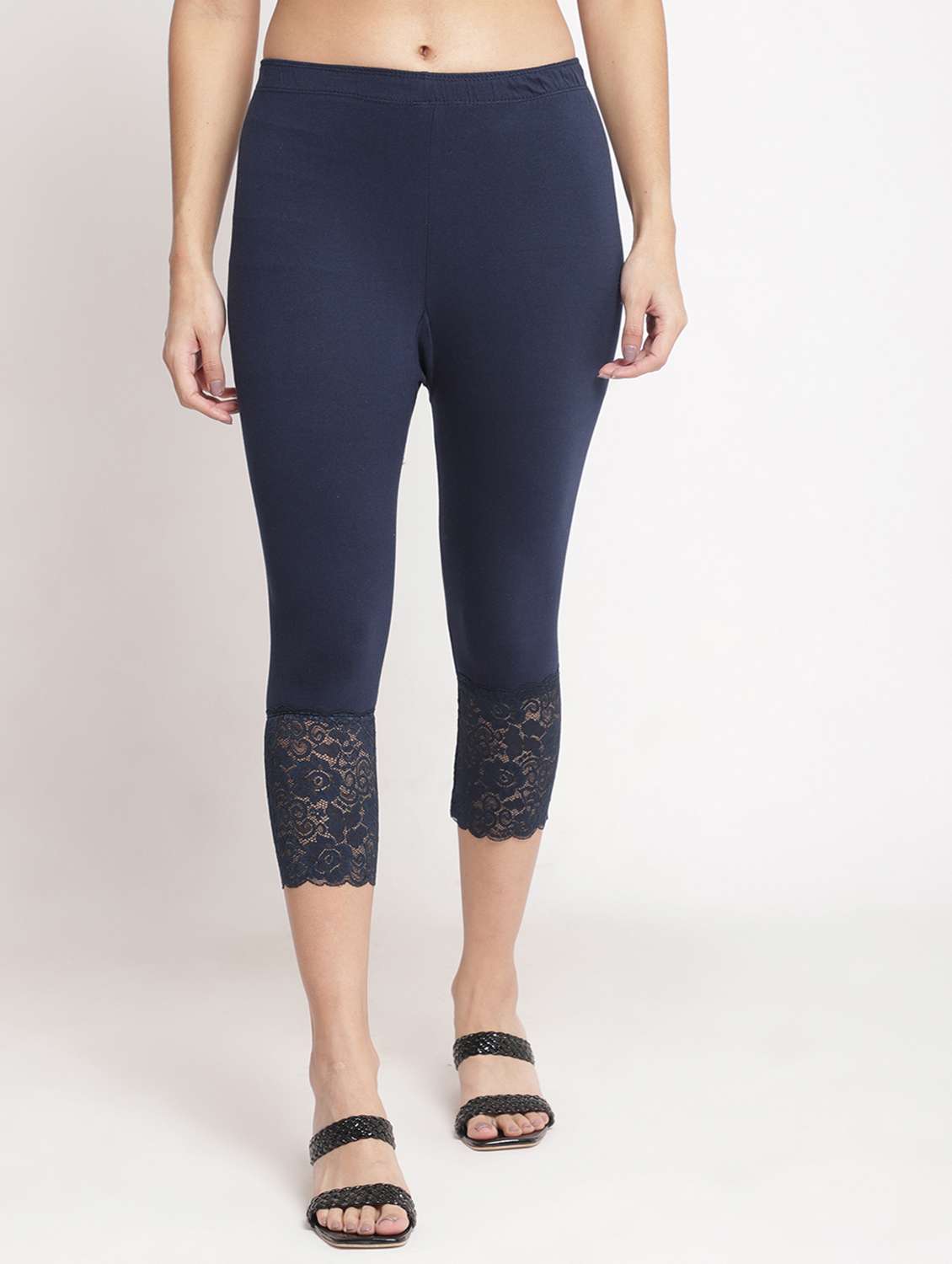 pack of 2 solid leggings capri - 19295549 -  Standard Image - 1