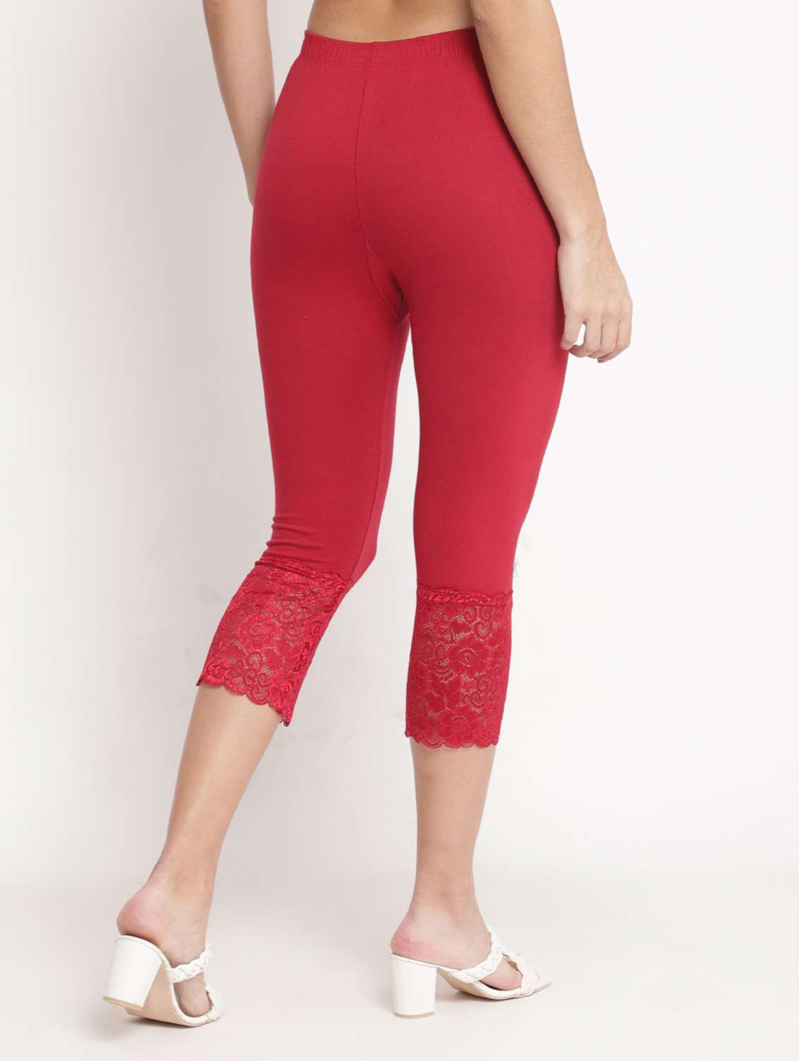 pack of 2 solid leggings capri - 19295562 - Standard Image - 4