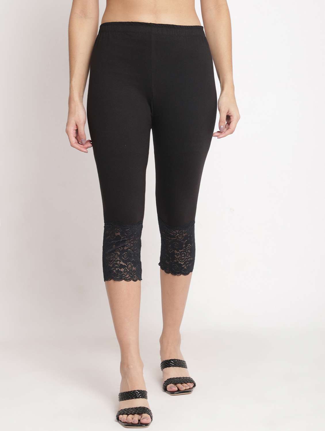 pack of 3 solid leggings capri - 19295599 - Standard Image - 1