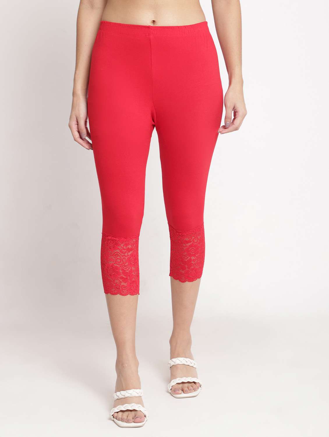 pack of 3 solid leggings capri - 19295607 - Standard Image - 4