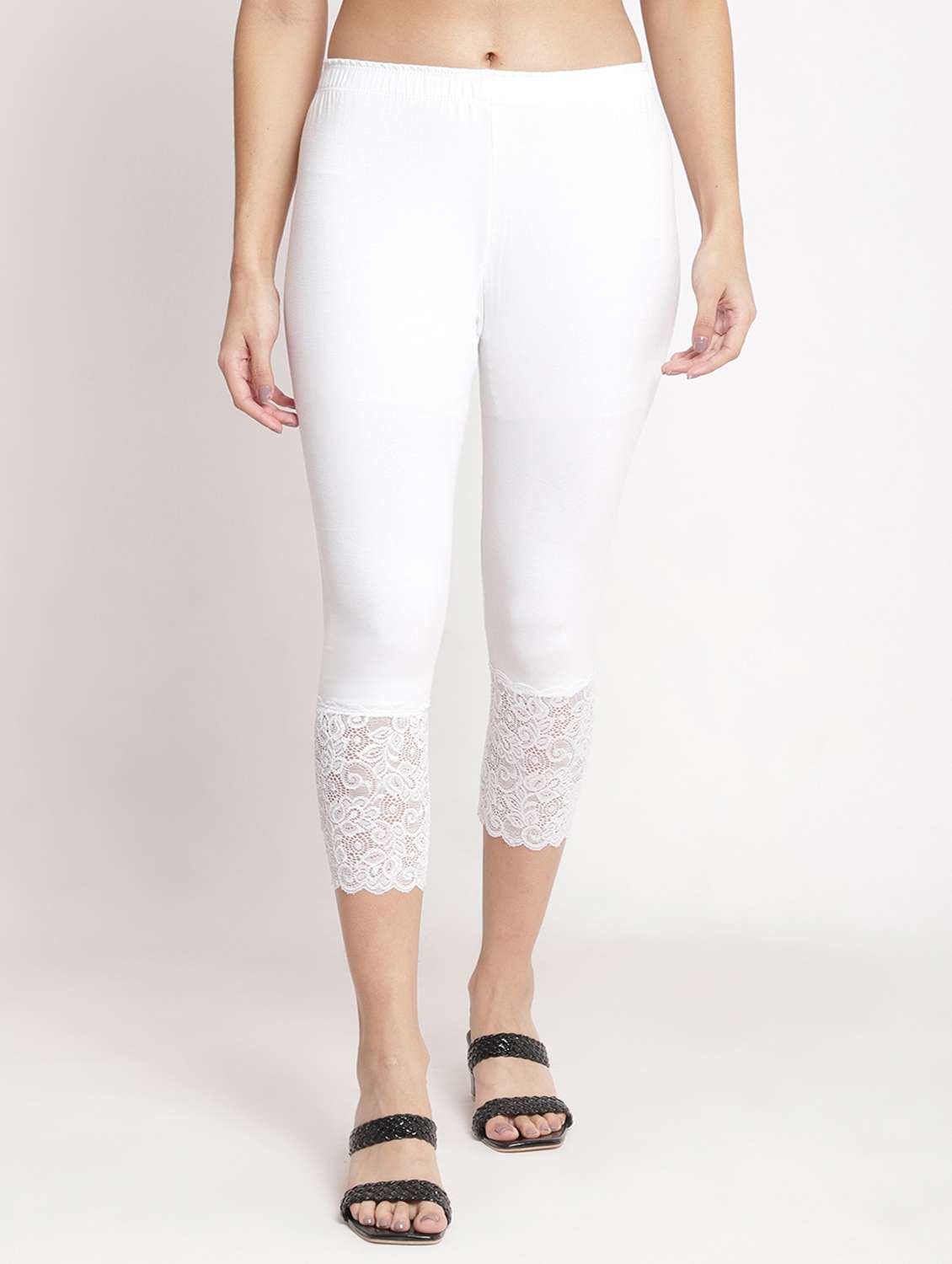 pack of 3 solid leggings capri - 19295617 -  Standard Image - 1