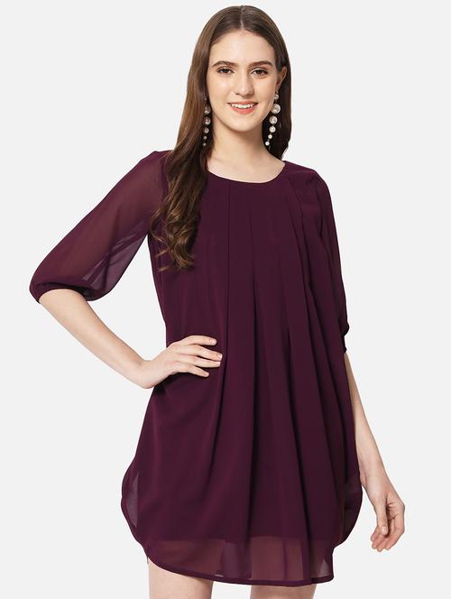 women's shift solid dress - 19296300 -  Standard Image - 0