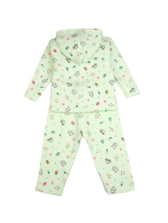 girls printed hooded twin set - 19296929 - Standard Image - 1