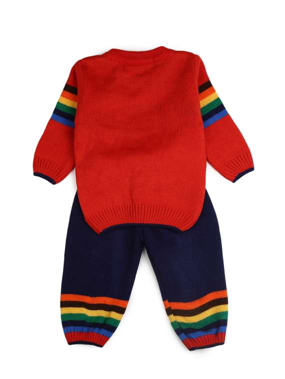 girls self design top & bottom set - 19296972 -  Standard Image - 1