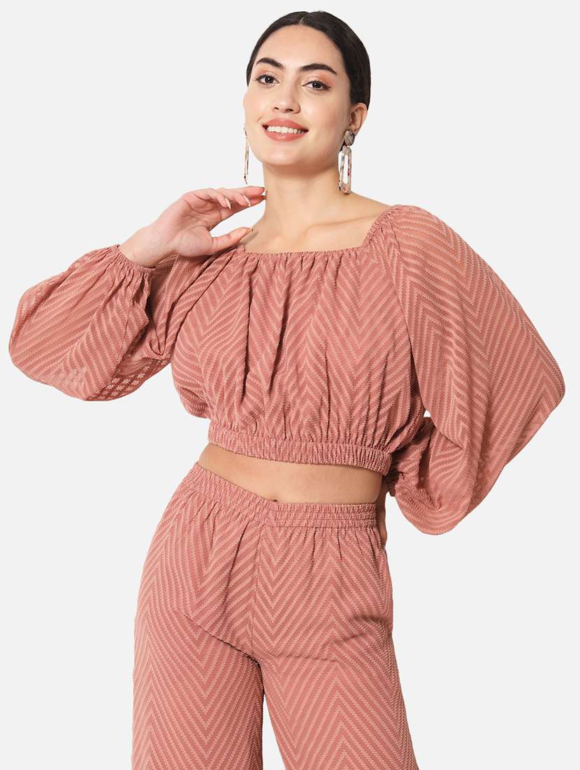 women's crop square neck top - 19297670 - Zoom Image - 0