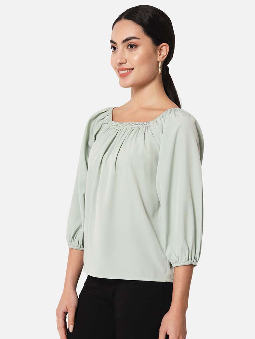 women's straight square neck top - 19297673 -  Standard Image - 1