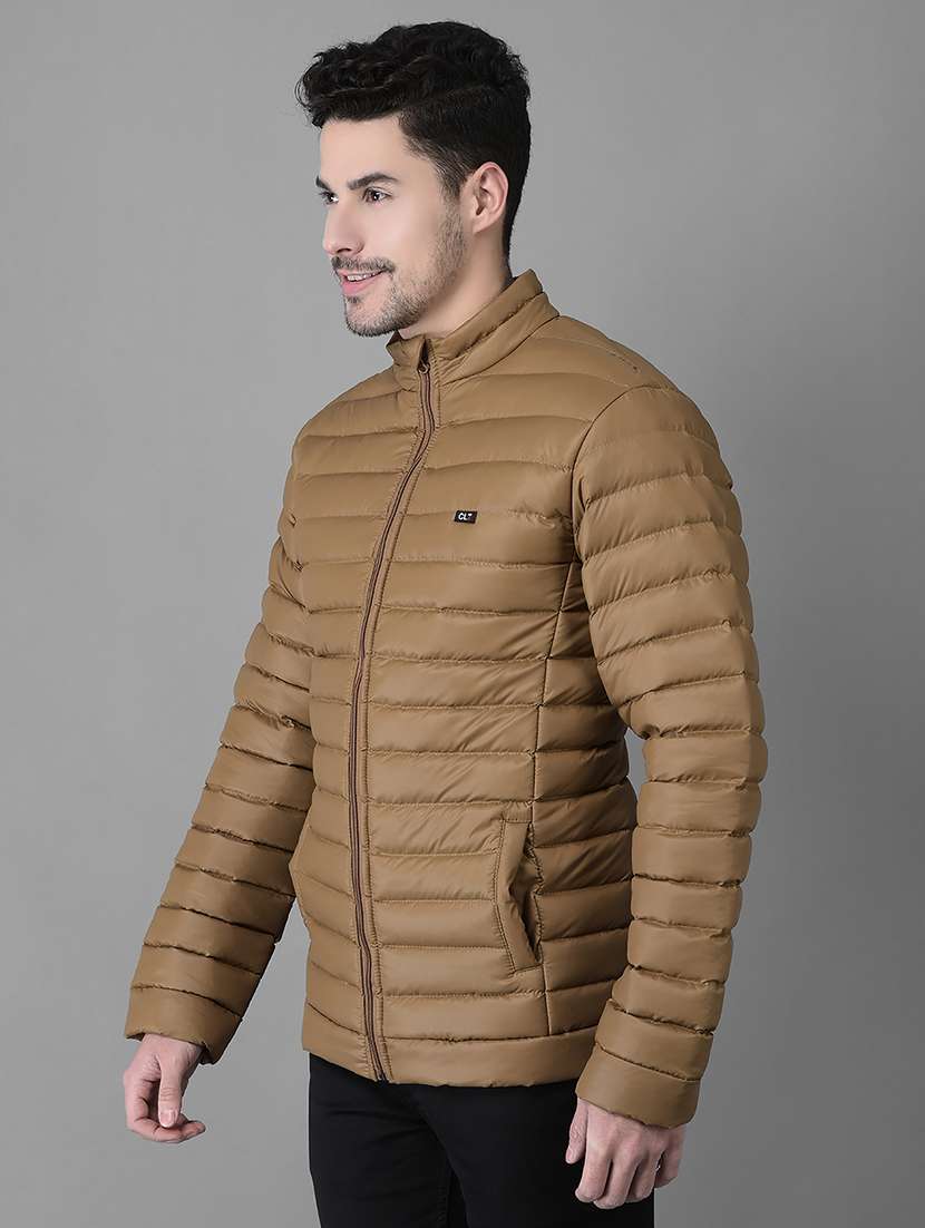 men solid long sleeve quilted jacket - 19298148 -  Standard Image - 1