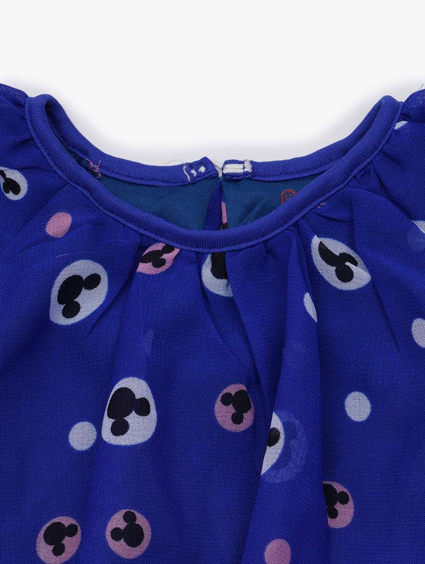 girls round neck cap sleeve frock - 19298219 -  Standard Image - 4