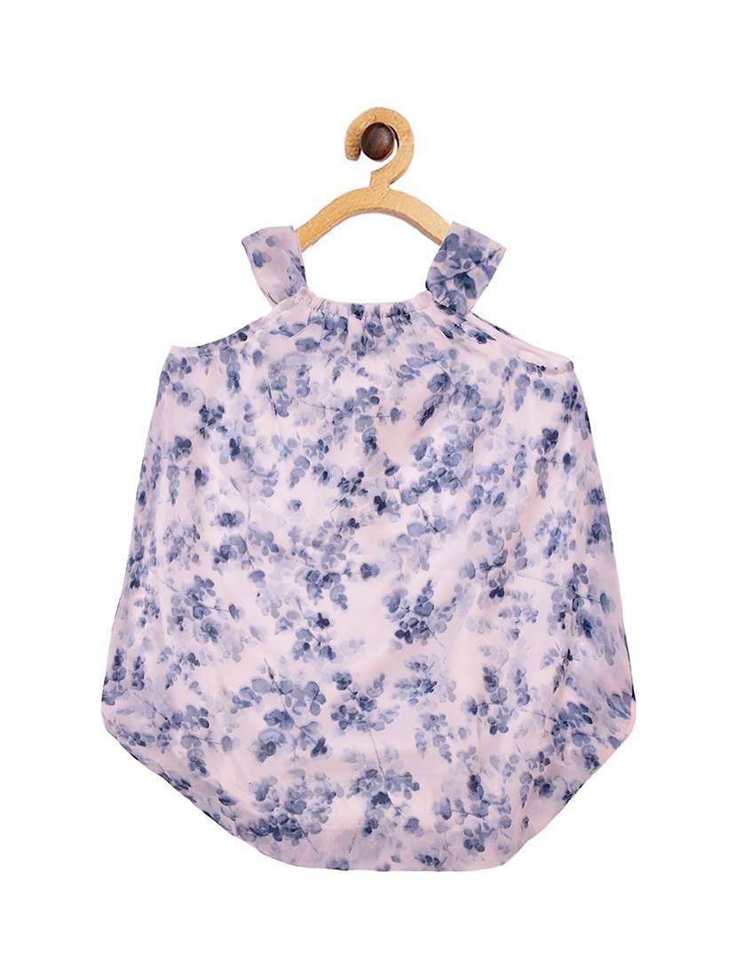 girls white printed frock - 19298253 -  Standard Image - 1