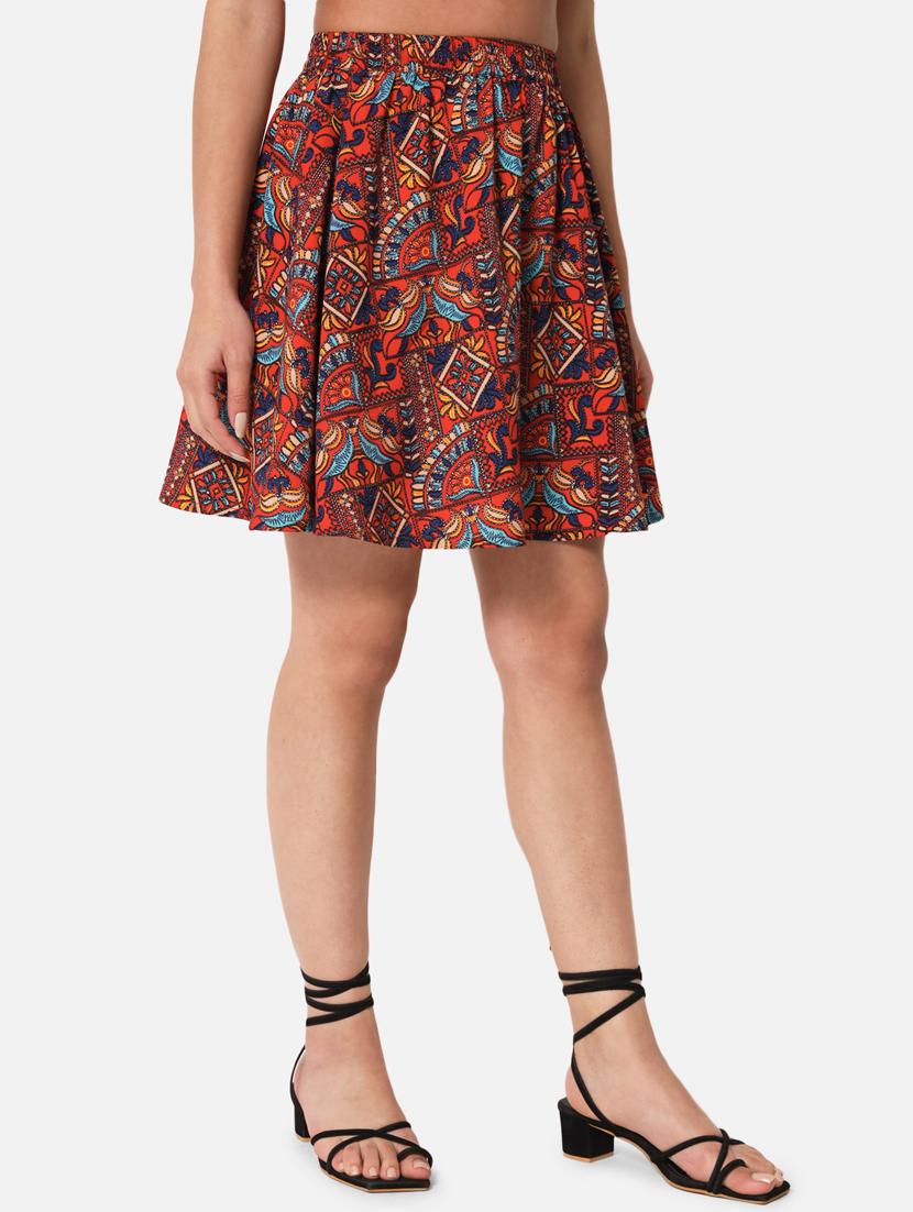 multi color printed skirt - 19298633 -  Standard Image - 1