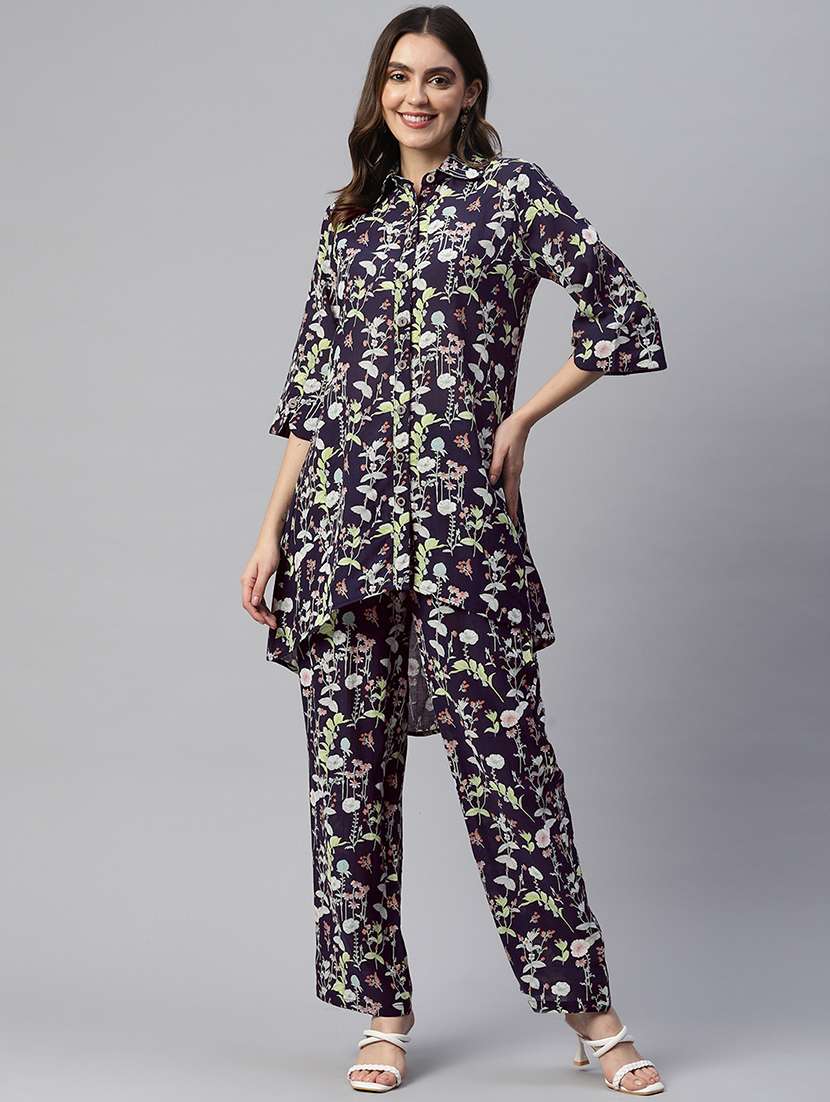printed top and trouser set - 19298817 - Zoom Image - 0