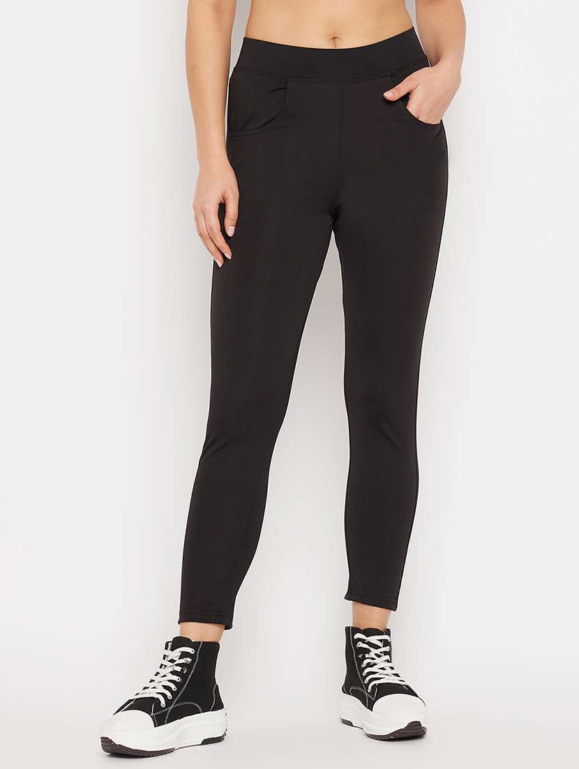 black solid jegging