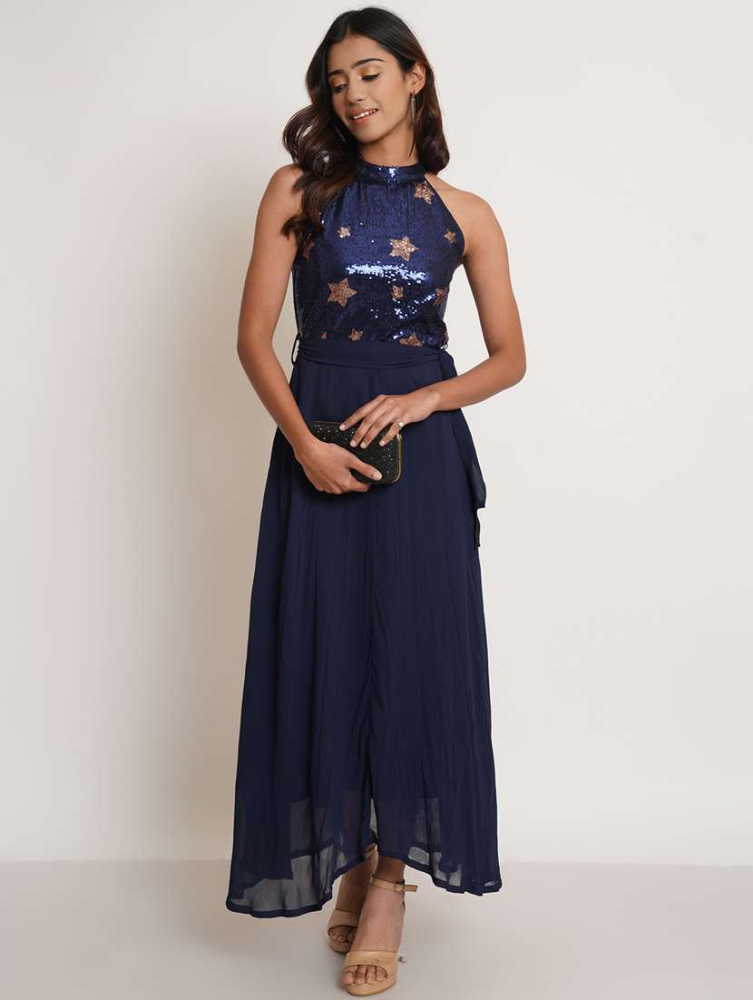 women's fit & flare maxi dress - 19300092 - Standard Image - 1