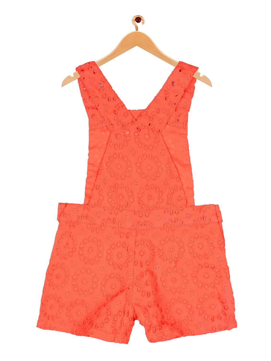 girls self designed dungaree - 19302398 - Standard Image - 1