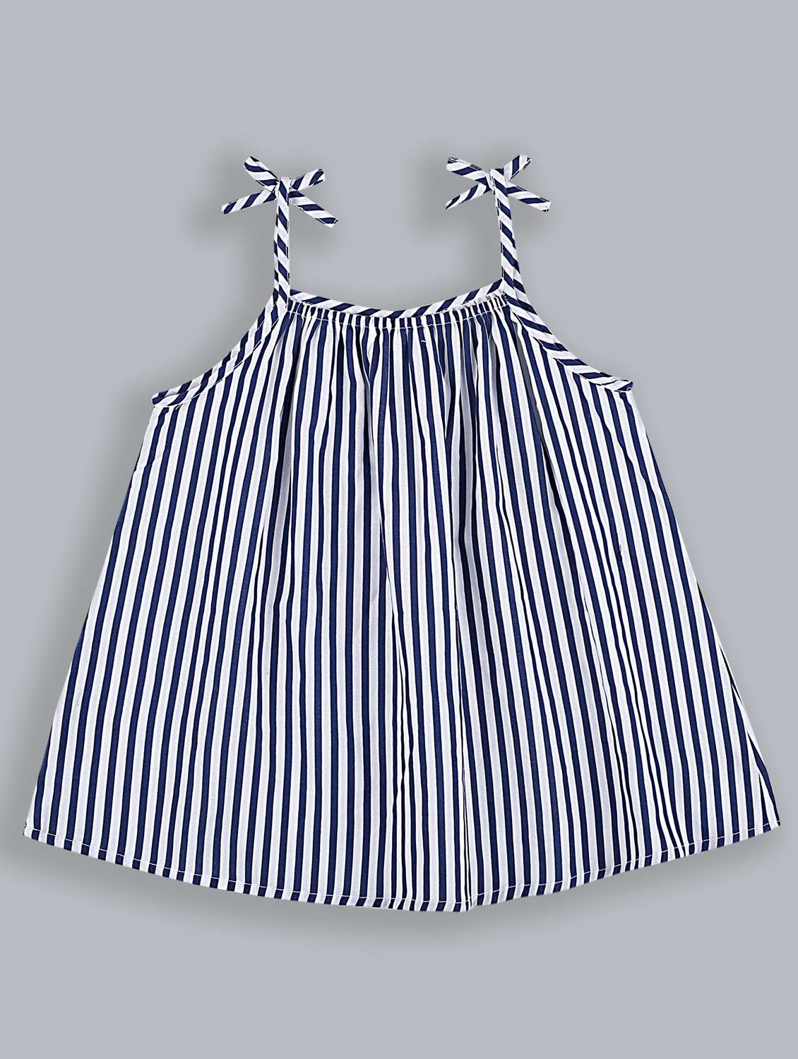 girls shoulder strap sleeveless frock - 19302467 -  Standard Image - 1