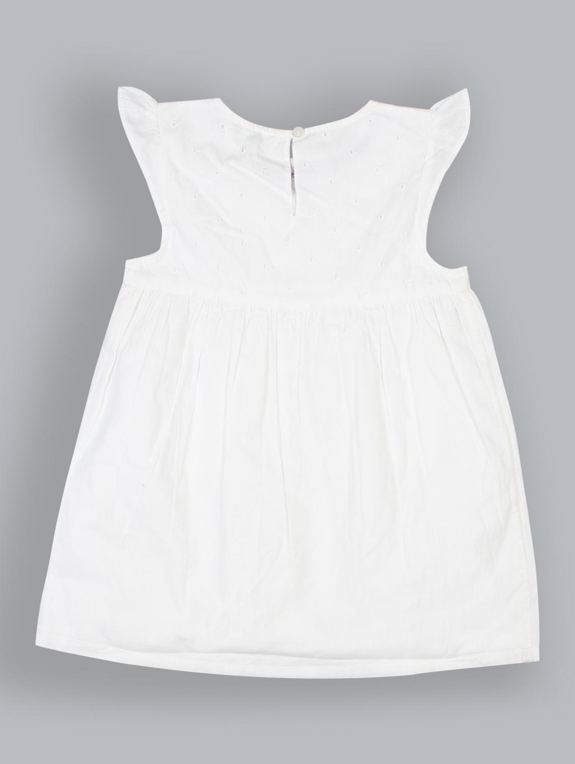 girls round neck cap sleeve frock - 19302489 -  Standard Image - 1
