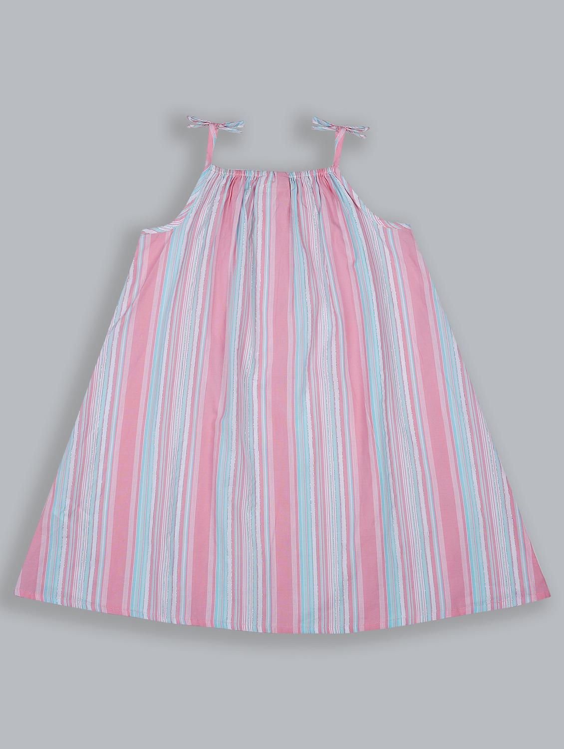 girls shoulder strap sleeveless frock - 19302492 - Standard Image - 1