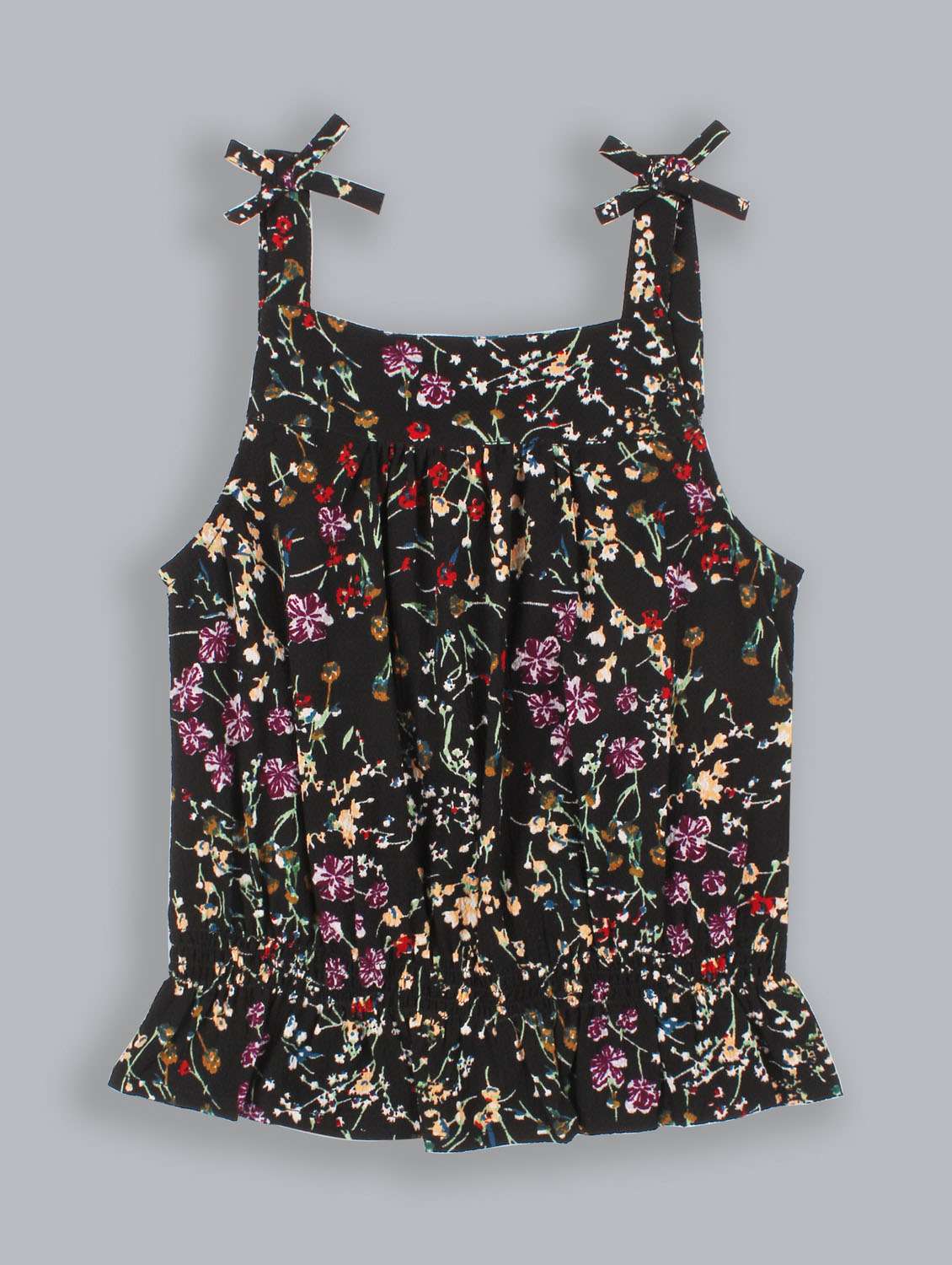 girls printed square neck twin set - 19302529 -  Standard Image - 1