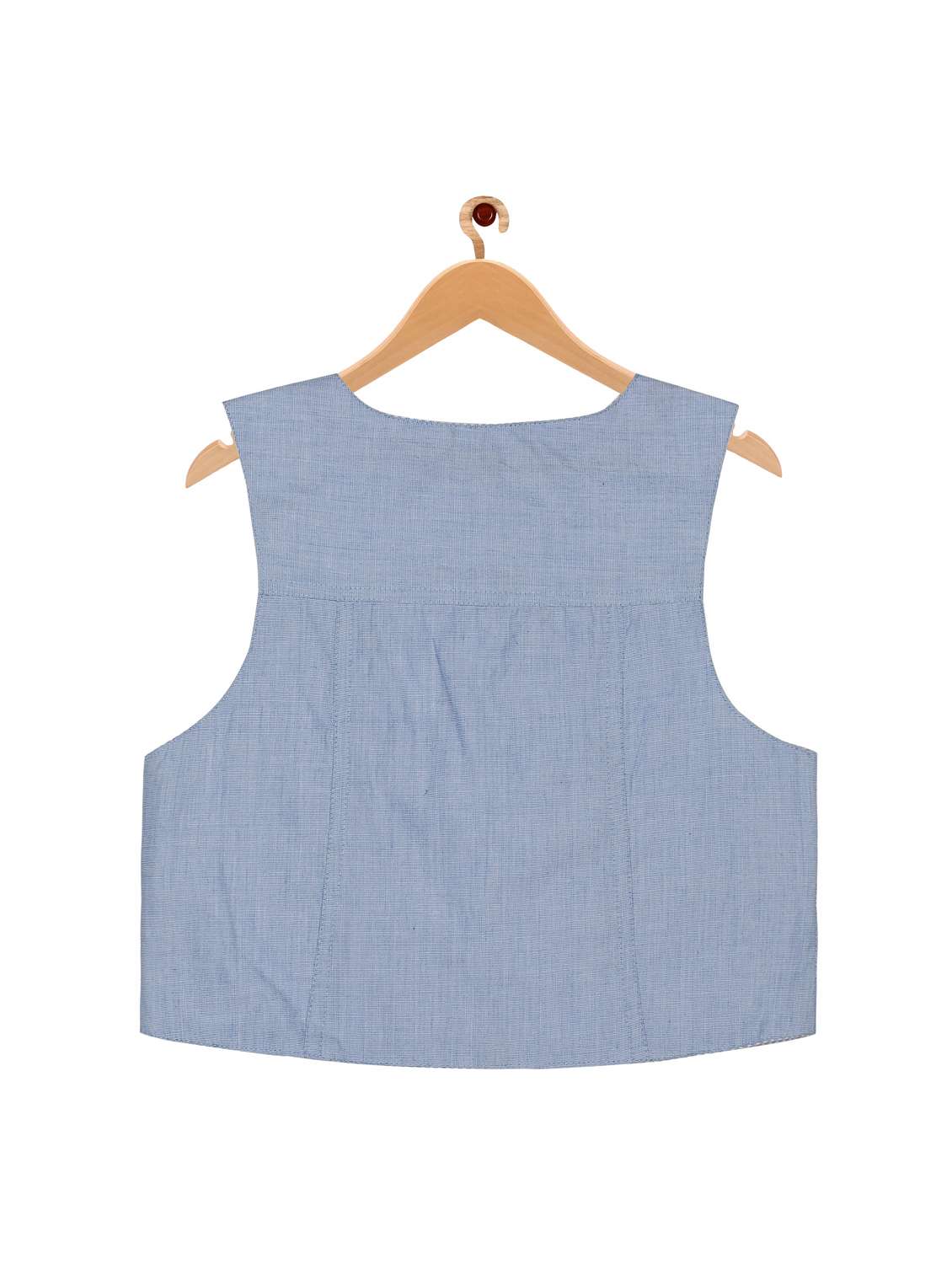 boys light blue solid waistcoats  - 19302546 -  Standard Image - 1