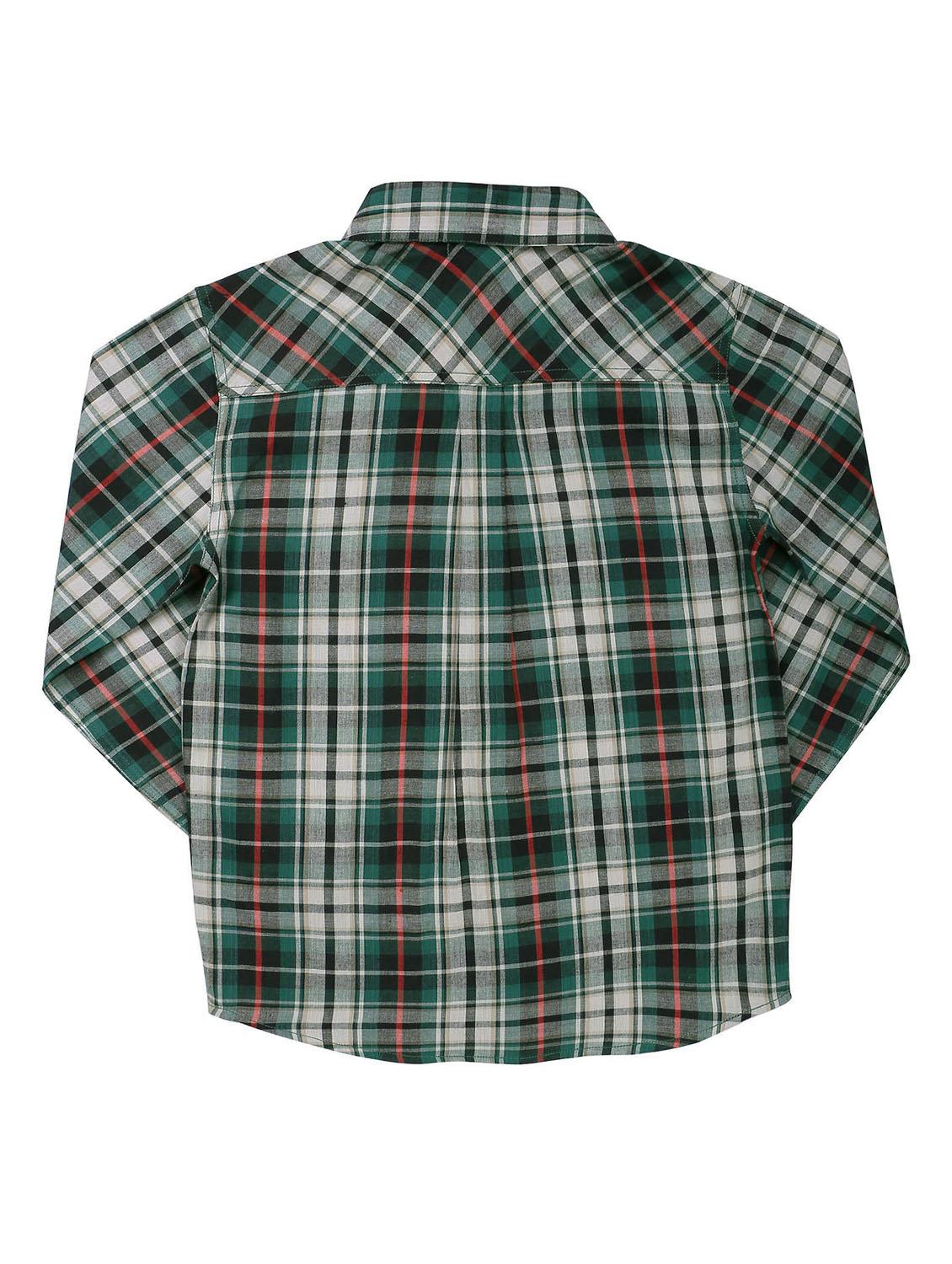 boys causal checked shirt - 19302557 - Standard Image - 1