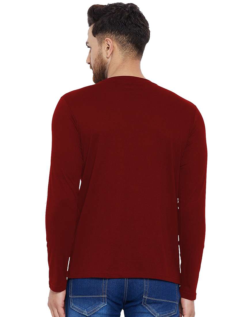 printed cotton full sleeves t-shirt - 19302674 -  Standard Image - 1