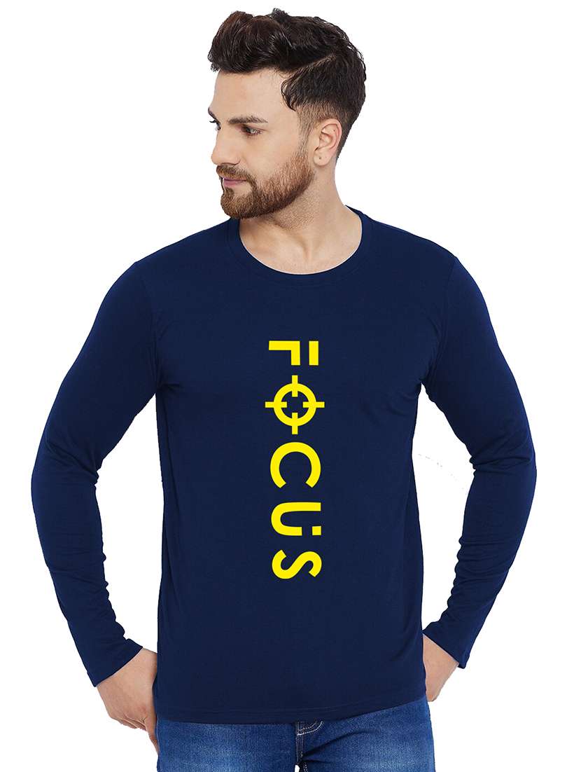 printed cotton full sleeves t-shirt
