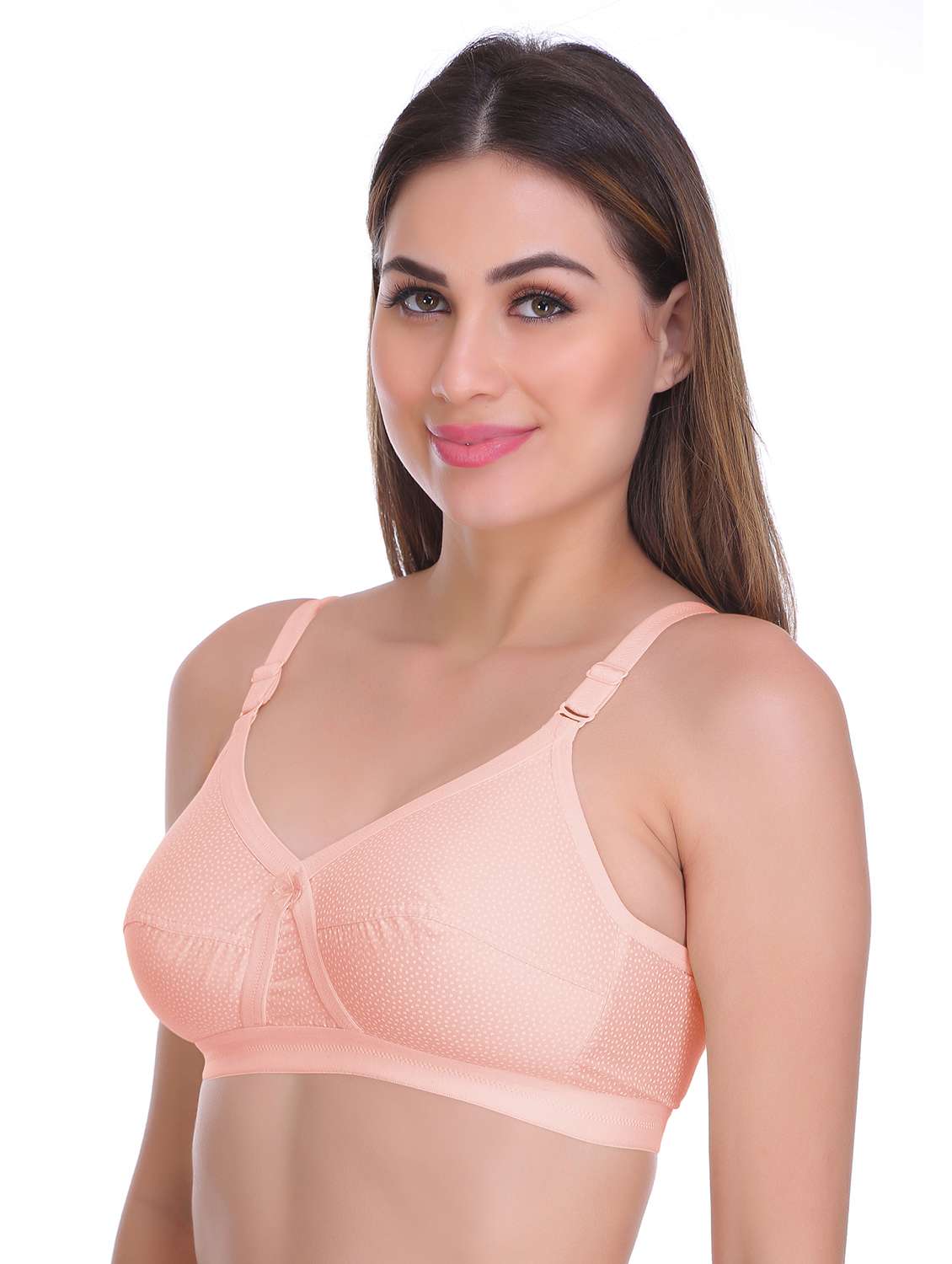 pack of 3 cotton minimizer bra - 19303384 -  Standard Image - 4