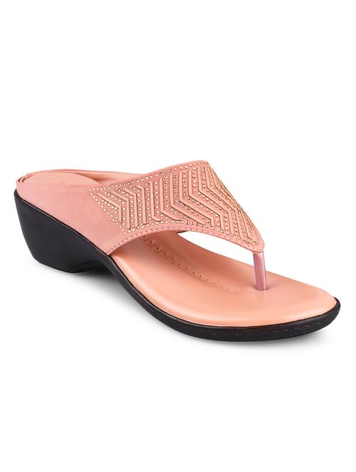 pink slip on wedge - 19303781 -  Standard Image - 0