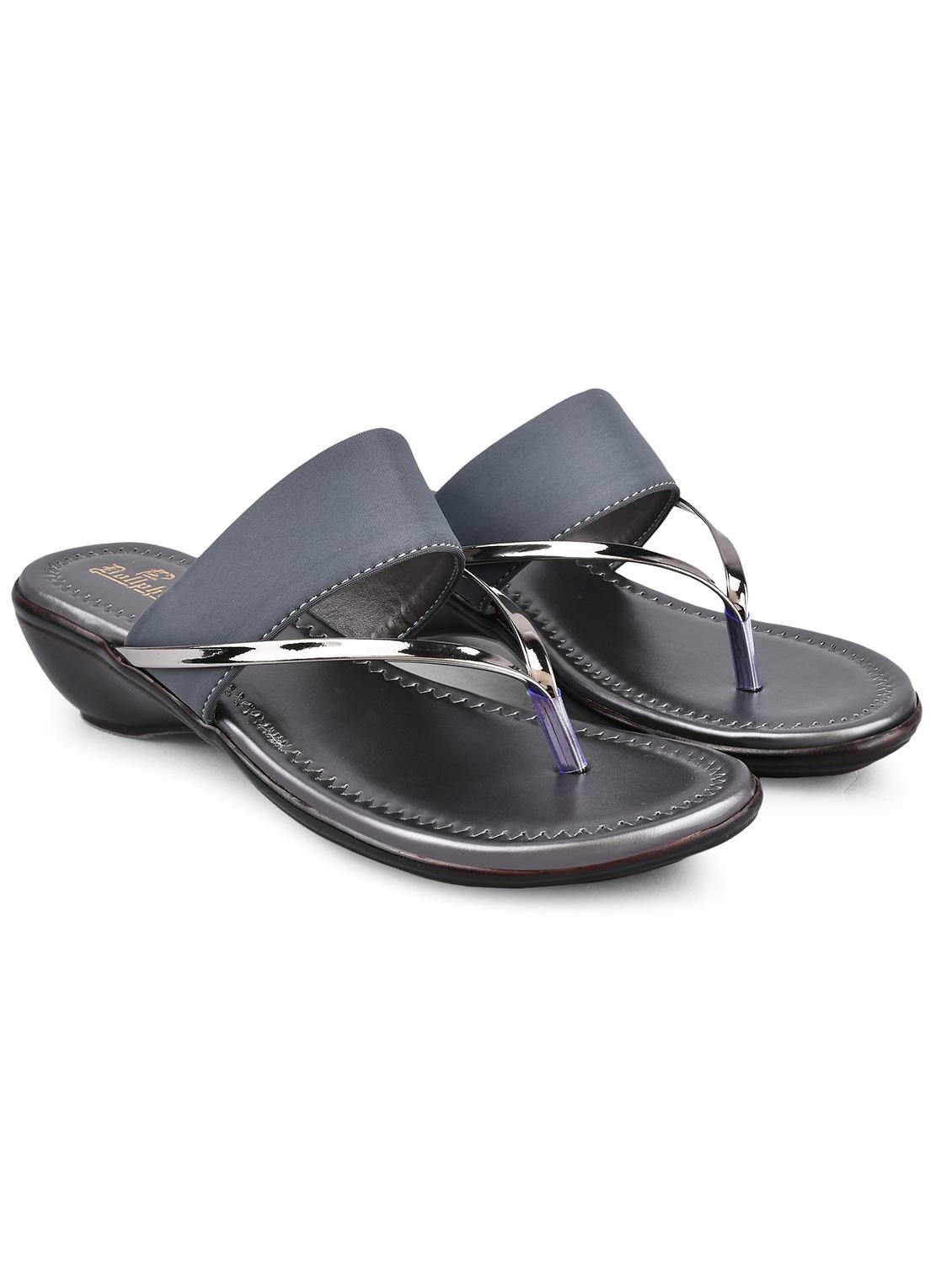 grey t-strap sandal - 19303784 -  Standard Image - 1