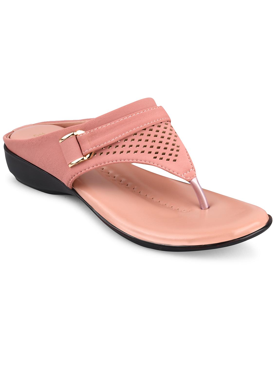 pink t-strap sandal - 19303811 -  Zoom Image - 0