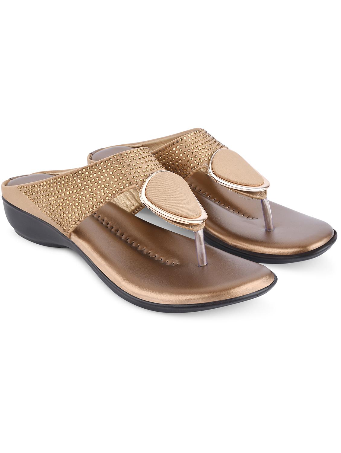 beige slip on sandal - 19303813 - Standard Image - 1