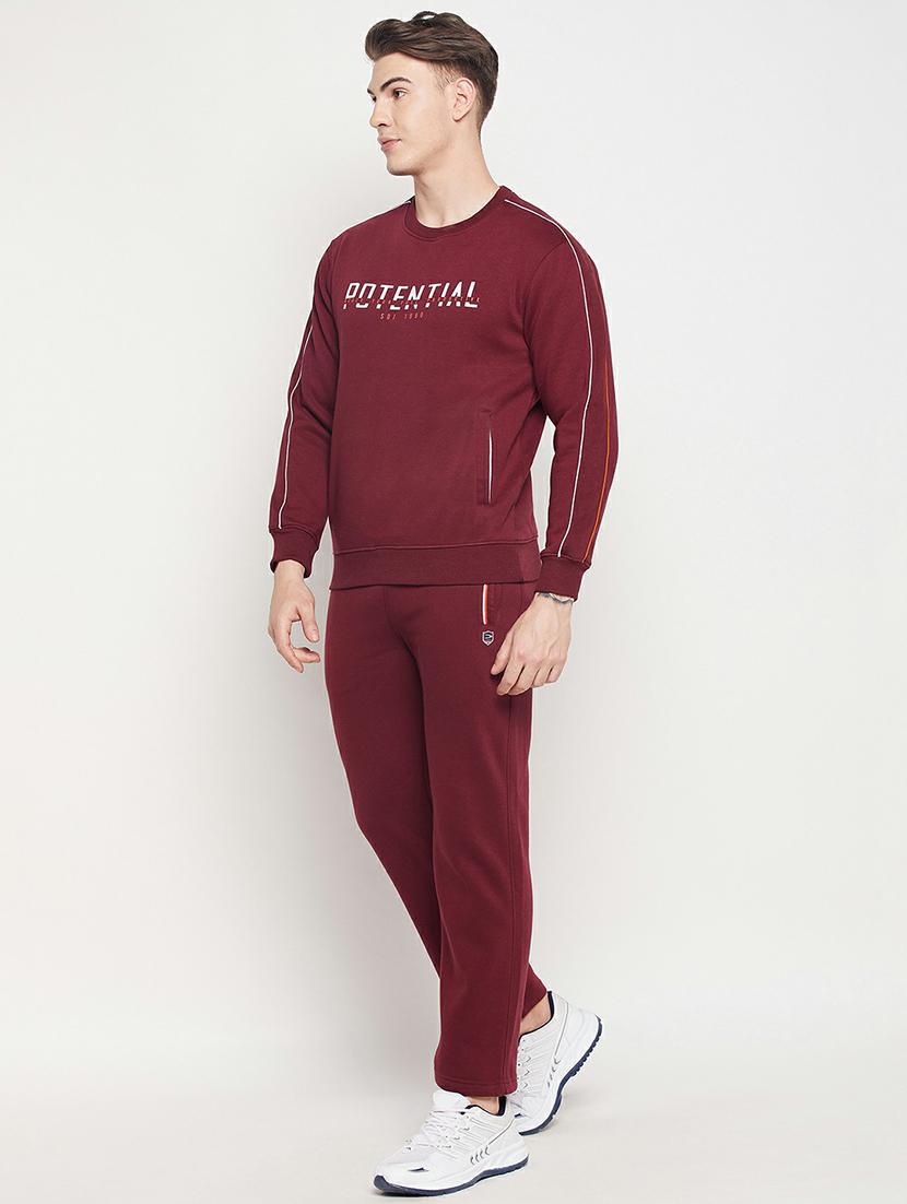 red solid full length track suit - 19303826 -  Standard Image - 1