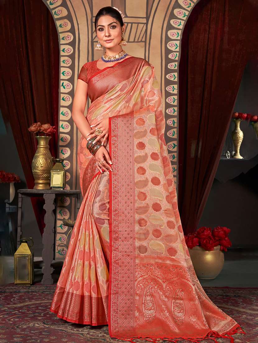 women's banarasi saree with blouse