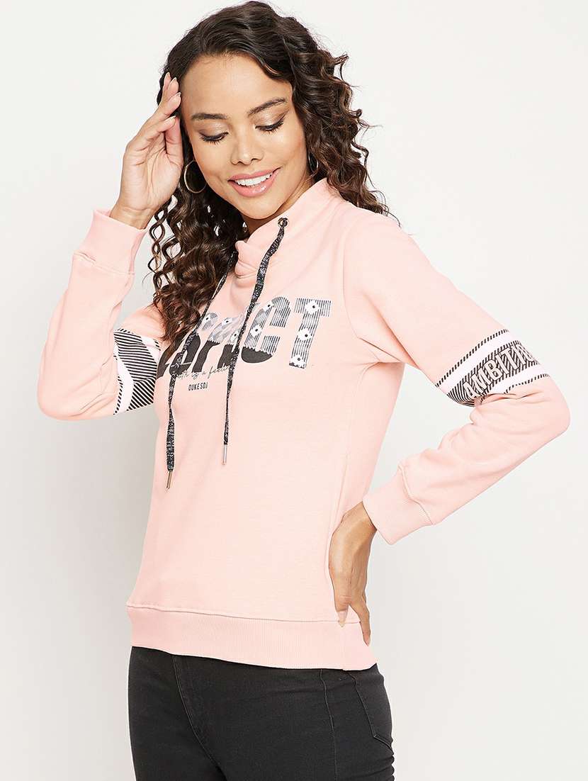 round neck printed regular sweatshirt - 19304462 -  Standard Image - 1