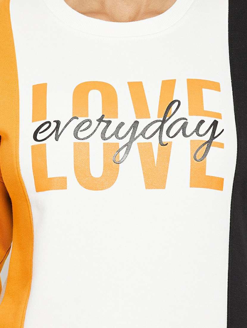 round neck solid regular sweatshirt - 19304479 -  Standard Image - 4