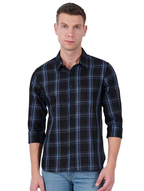 mens checks casual shirt - 19313153 -  Standard Image - 0